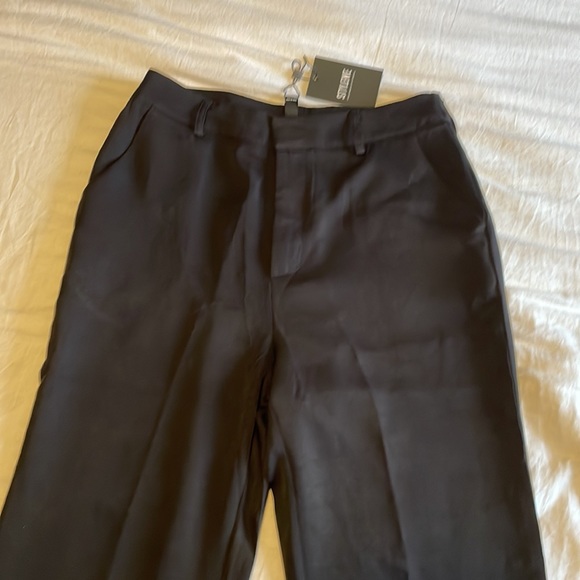 Ladies blk trousers from StyleWe flat front pockets size 10 - Picture 2 of 2